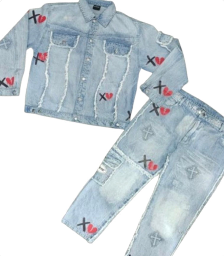 Culture Kid Cross my ❤️ hope 2 die Jeanset