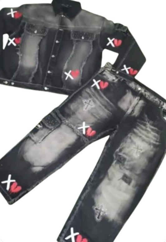 Culture Kid Cross my ❤️ hope 2 die Jeanset